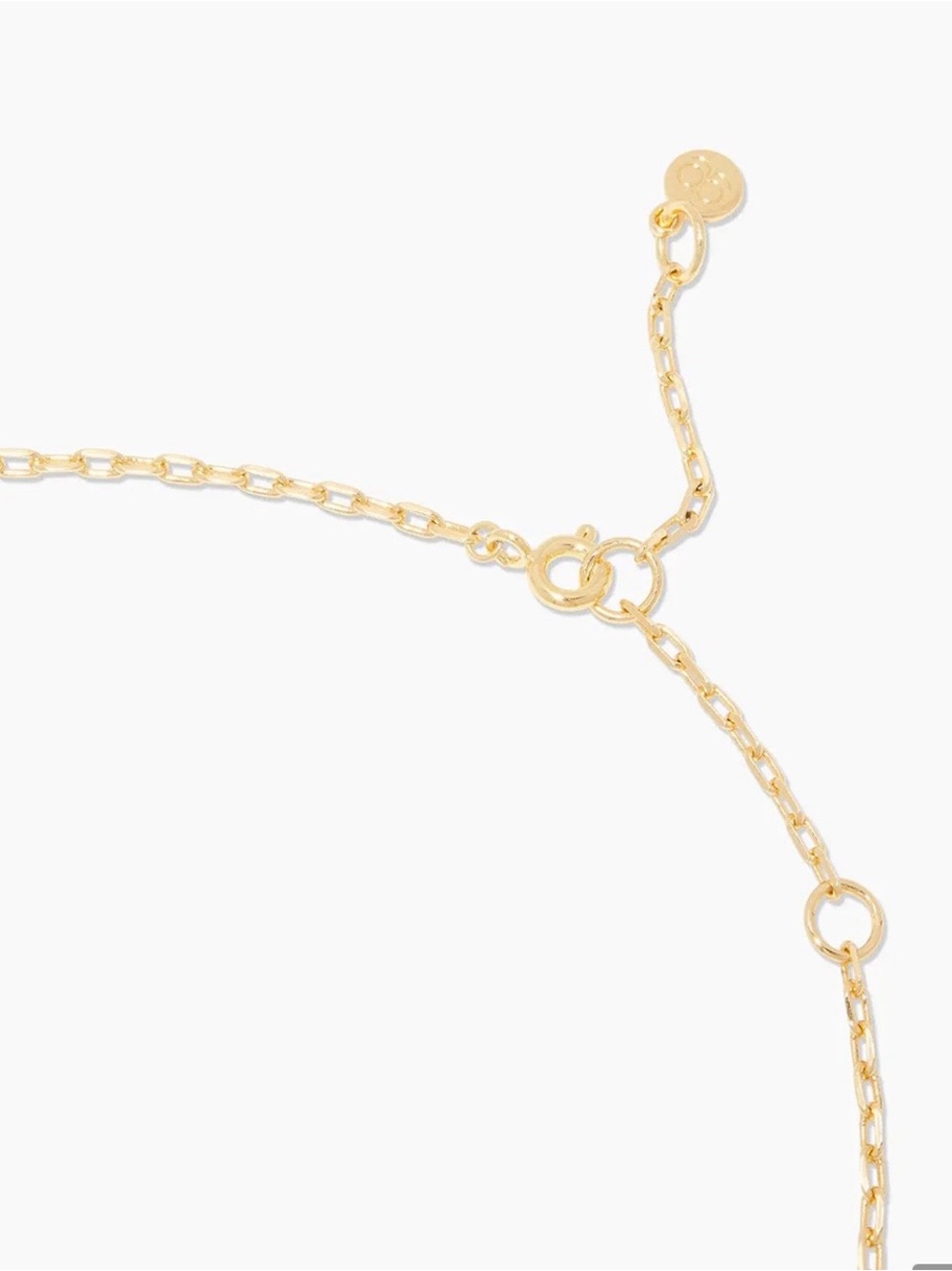 Gorjana Gold Necklace with Mother-of-Pearl Pendant - Picture 2 of 5